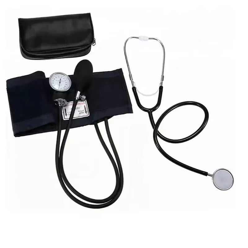 Blood Pressure Monitor - Upper Arm Blood Pressure Gauge, Household-Style Manual with Zipper Bag Blood Pressure Stethoscope